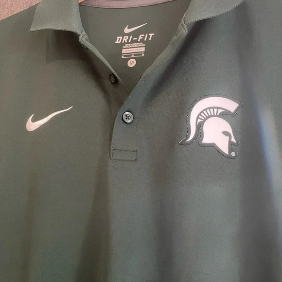 ⚡️Michigan State Spartans Nike Polo Dri Fit Shirt - Picture 3 of 4